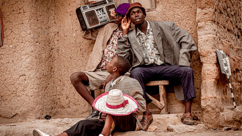 Tuareg broadcaster inside the Ilizi community radio station